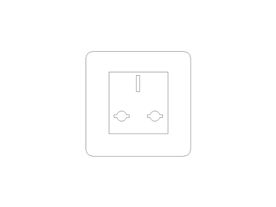 开关插座 榻榻米图纸