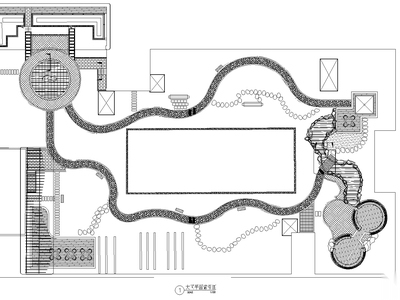 [重庆]财富中心裙楼屋顶花园景观CAD施工图