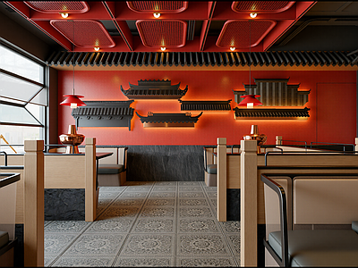 工业风中餐厅