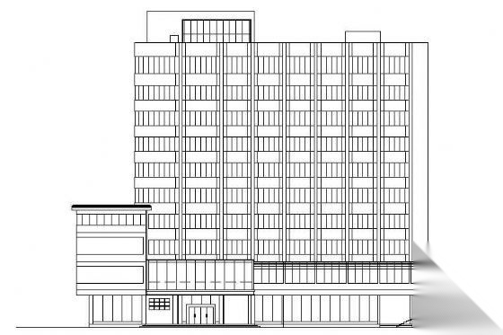 某市十一层宾馆改造为医院建筑设计方案