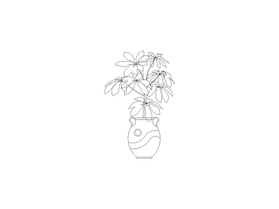 种绿植盆栽图块 植物