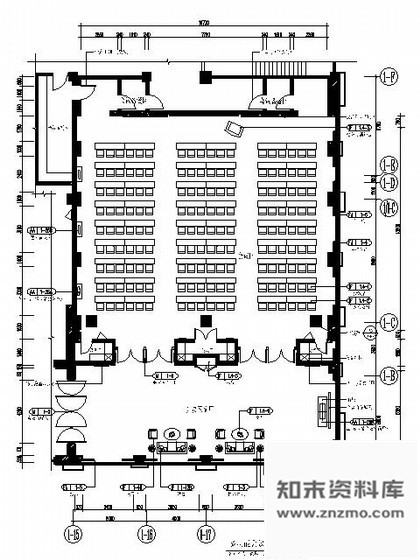施工图五星酒店多功能会议室施工图