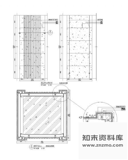 图块/节点石材装饰柱详图Ⅰ