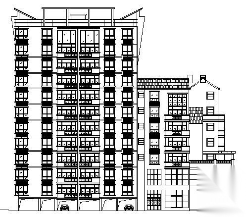 [赣州]某商住结合小区建筑规划方案套图