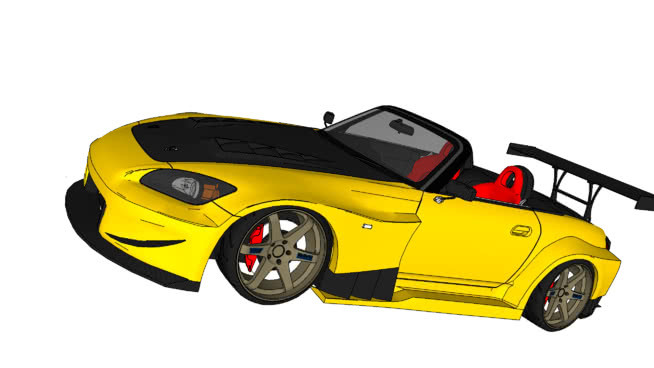 Honda S2000 Wdede体 跑车 敞篷车 赛车 轮