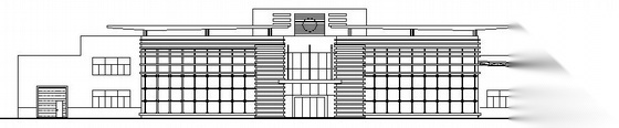 河南省洛阳市 某二层汽车4S店建筑施工图 展销厅
