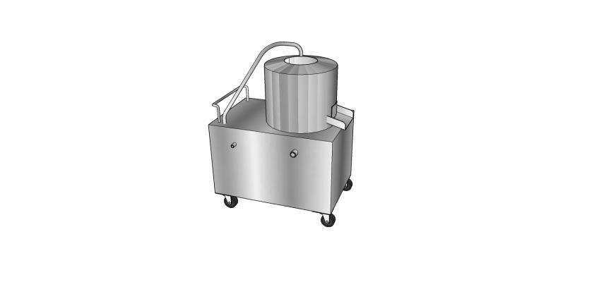现代土豆去皮机 商用厨具 食品机械