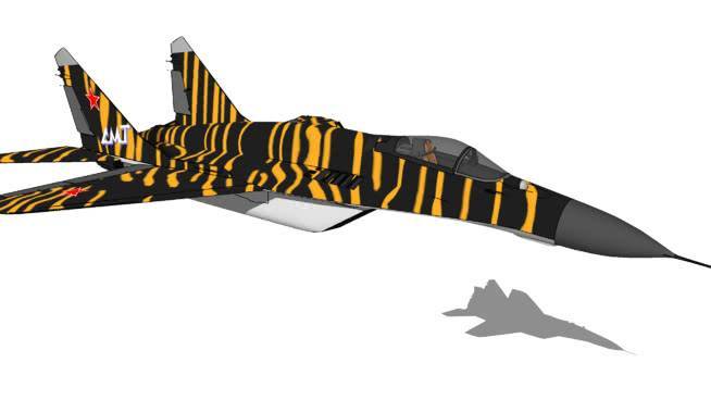 飞机-MikYANG-MIG-29 SMT V2.0 笔 飞机 钢笔 小刀 羽毛笔