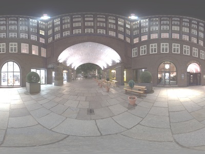 户外建筑街道HDR全景贴图
