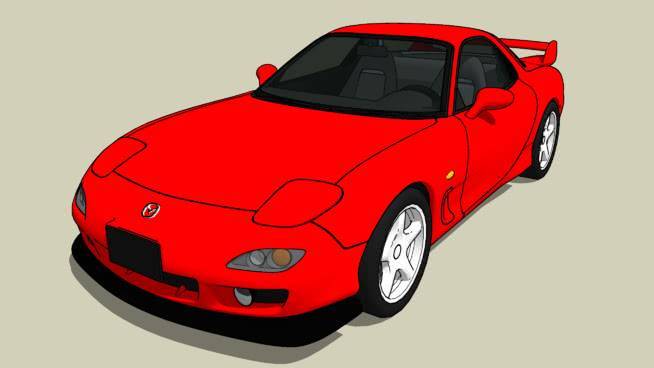 2002马自达RX-7 跑车 赛车 汽车