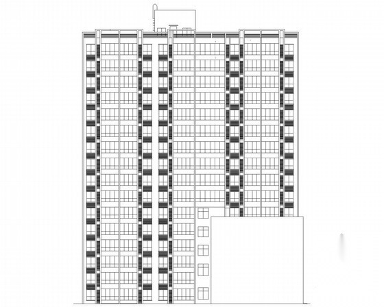 [山东]某十六层公寓楼建筑施工图