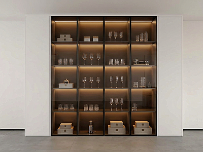 玻璃门展示柜酒柜
