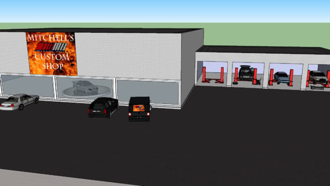 米切尔定制店 大型拖车 显示器 其他 搬运车 活动房屋