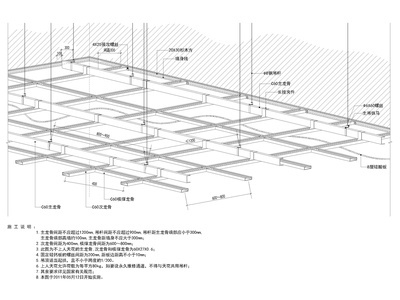 [广东]​285㎡简欧四居室别墅装修施工图