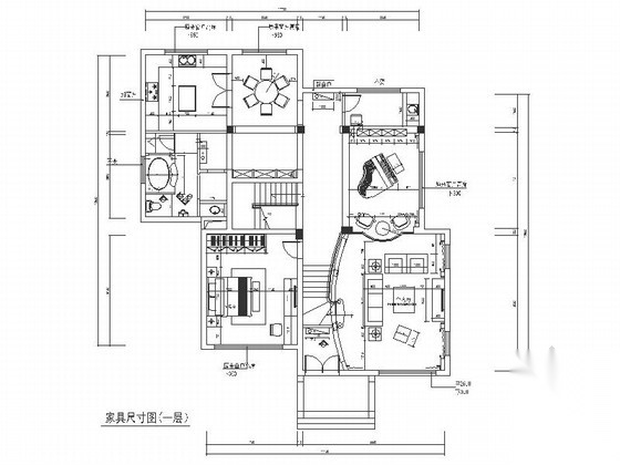 [江苏]精品豪华大宅纯净色彩美式古典风格独栋别墅室内装...