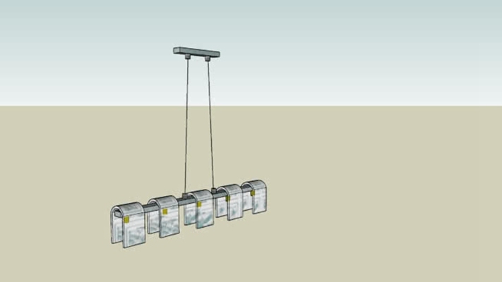 吊灯 草图大师模型
