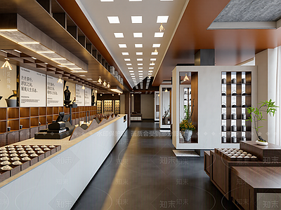 现代茶叶店