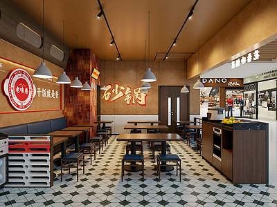 新中式火锅店