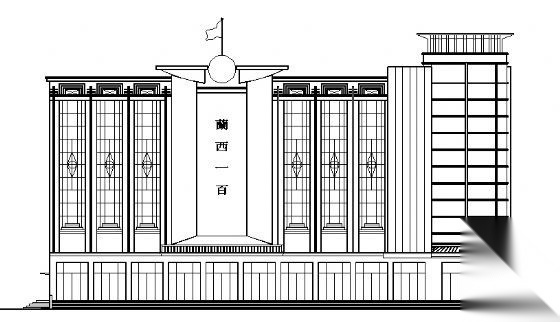 四层商场建筑施工图