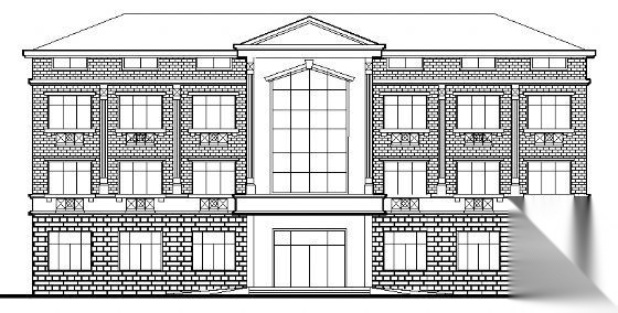 一个办公楼建施图