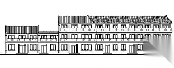 某仿古街建筑施工图