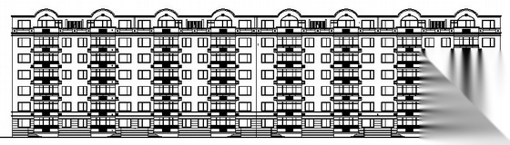 [黑龙江]某六层职工宿舍楼建筑施工图