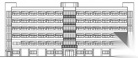 某六层员工宿舍楼建筑施工图