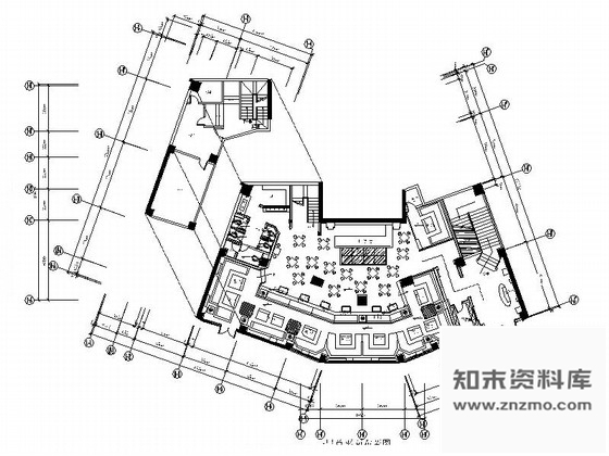 施工图福建文化娱乐时尚高档酒吧装修施工图含效果