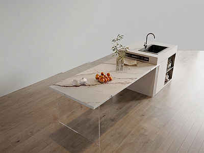 组合式餐厨岛台餐桌岛台