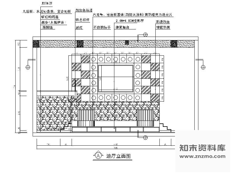 图块/节点迪厅立面图