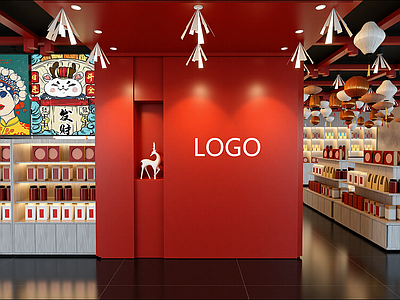 新中式玩具礼品店