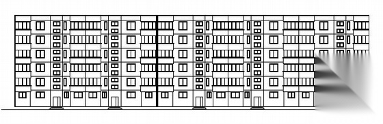 某六层框架住宅楼建筑施工图（06级毕业设计）