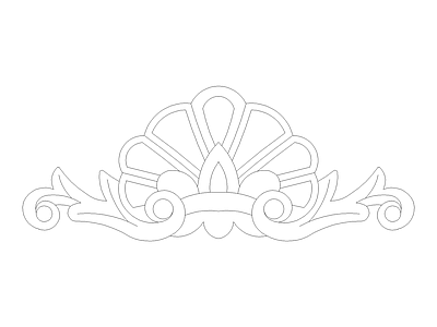 雕塑装饰构件 实木门图块