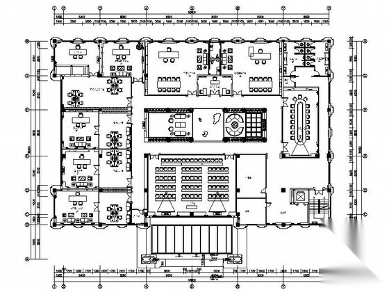 [绵阳]精品绝版地段标志性楼盘 中欧混搭售楼处 施工图