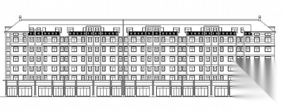 某六层底框商住宅楼建筑结构施工图(带阁楼)