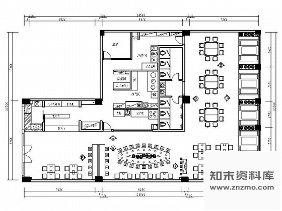 施工图某新中式百年快餐老店施工图含效果