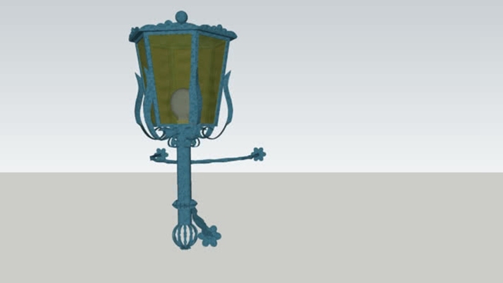 花园灯 草图大师模型
