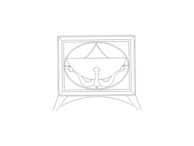 挂画 床图块
