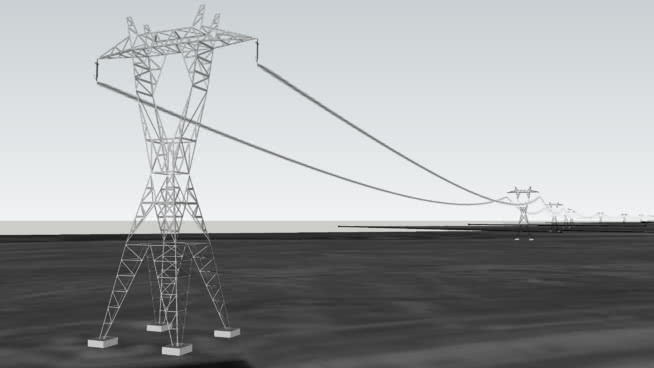 Electric power lines, Kráľová pri Senci, Slovakia 无线电望远镜 起重机 帆 风车 吊桥