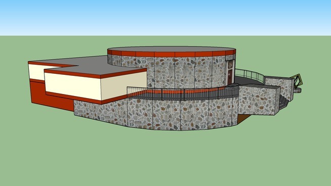 雷蒙德·M·阿尔夫古生物学博物馆 钱 书 室外 箱包 建筑