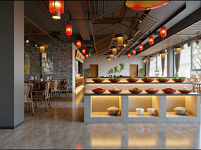 新中式自助餐厅