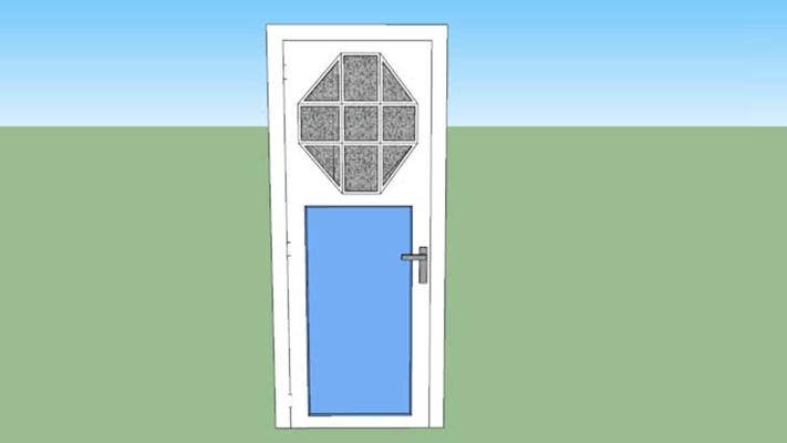 单开门 草图大师模型