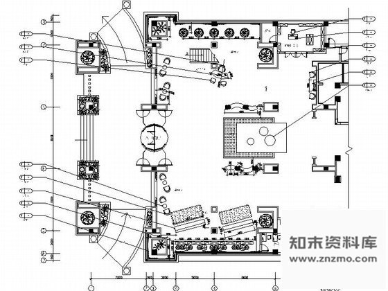 施工图江苏某技师学院学员宿舍楼大堂装修图