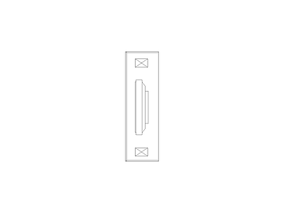 开关插座 现代家具图块别墅家具图块施工图