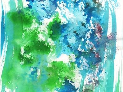 水彩渍