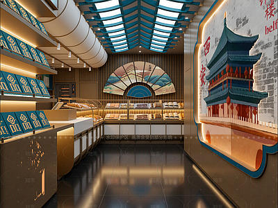 现代面包店