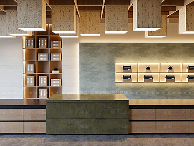 现代茶叶店
