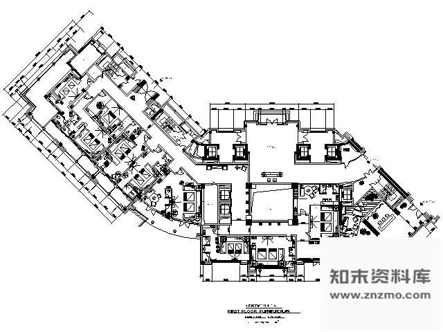 施工图杭州五星级度假酒店KTV施工图