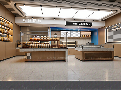 现代面包店