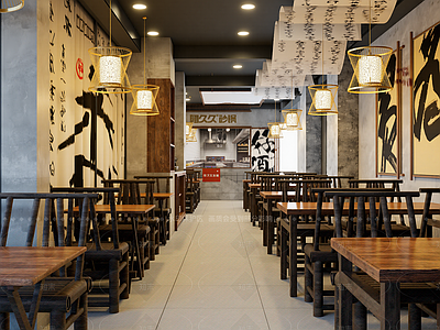 现代火锅店